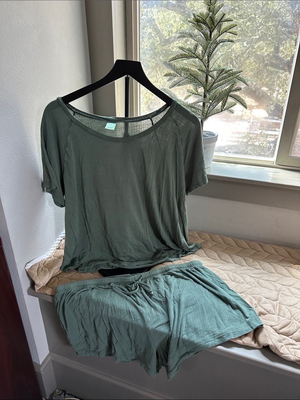 Honeydew Intimates Olive Short Lounge Set